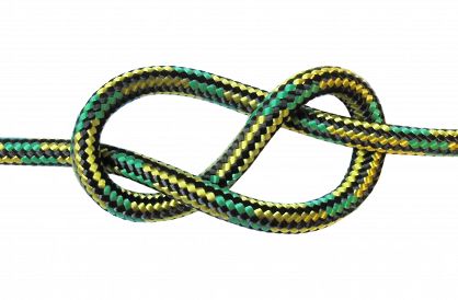 LINA POLIESTROWA 5MM NEPTUN  CZARNO ŻÓŁTO ZIELONA 32294