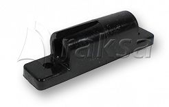 KNAGA RURKOWA PVC CZARNA 11700