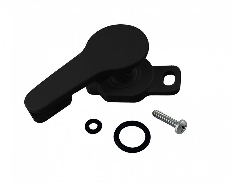 RĄCZKA DO ZAMKNIĘĆ PCV - CZARNY  08784