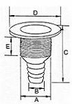 ODPŁYW PCV 1 1/4 Z ZAWOREM ZWROTNYM
