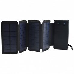 ŁADOWARKA SOLARNA Z POWER BANKIEM 6W/8000mAh ES8000B 48826 