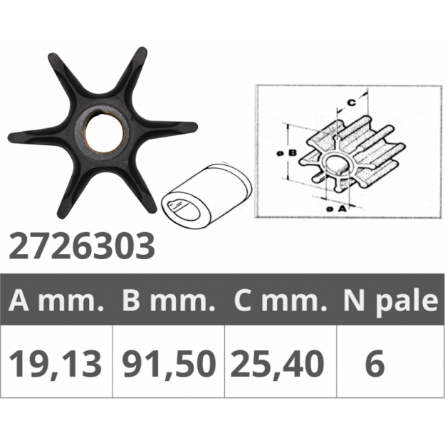 WIRNIK Johnson, Evinrude, 40-75 KM,  43060