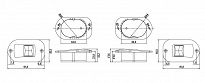 Lampa nawigacyjna LED, zestaw lamp burtowych LALIZAS - 2