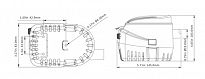 POMPA ZENZOWA AUTO.  48 L/MIN (750 GPH)  SEAFLO  70824 - 2