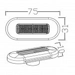 LAMPKA LED KABINOWA NIERDZEWNA NIEBIESKA 62734 - 4