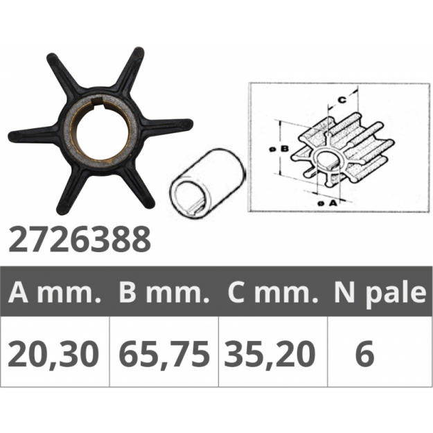 WIRNIK Tohatsu, 70-140 KM,  43706