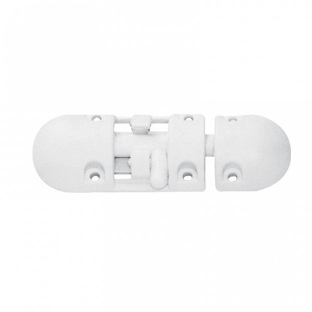 ZASUWKA PCV BIAŁA RYGIEL 10008