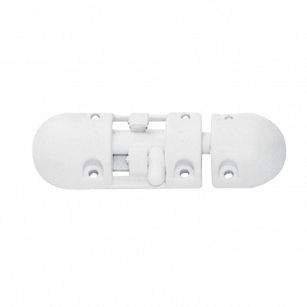 ZASUWKA PCV BIAŁA RYGIEL 10008