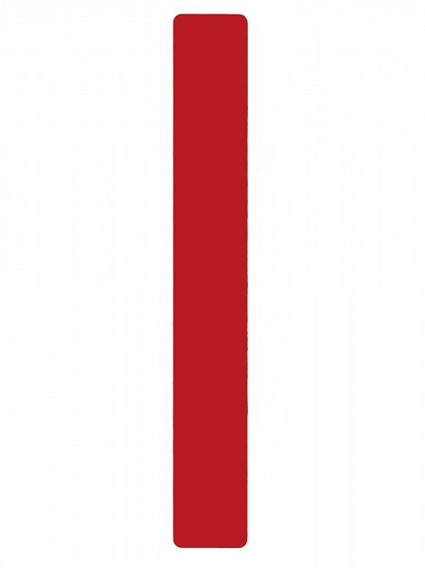 NUMER NA ŻAGIEL ''1'' CZERWONY 01721