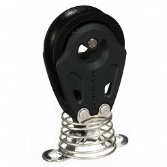 BLOK 30 LEWMAR POJEDYNCZY NA SPRĘŻYNIE CZARNY  16316