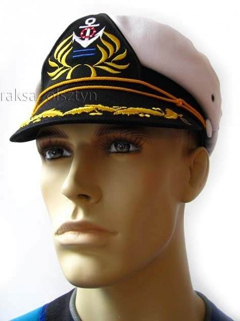 CZAPKA ŻEGLARSKA Z KOTWICĄ 60