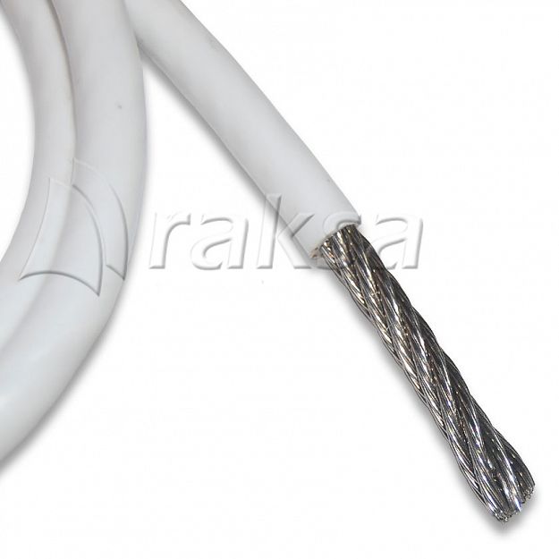 LINA STALOWA PCV 3/5mm 7x7 BIAŁA  30610