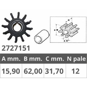 WIRNIK Jabsco, Perkins, Volvo Penta, Yamaha, 43829