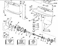 ŚRUBA NAPĘDOWA 8X7 SOLAS DO JOHNSON EVINRUDE 4-8 KM,  47630 - 2