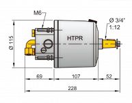 POMPA HYDRAULICZNA STERU VETUS HTP3010R - 2