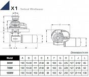 WCIĄGARKA KOTWICY LOFRANS X1 800W chrom Z KABESTANEM 50524 - 4