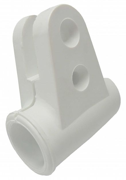 ZŁĄCZE BALDACHIMU BIAŁE ''T'' 22 mm  00616