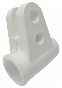 ZŁĄCZE BALDACHIMU BIAŁE ''T'' 22 mm  00616