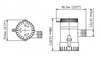 POMPA ZENZOWA 32 L/MIN (500 GPH) SEAFLOO POMARAŃCZ 70815 - 2