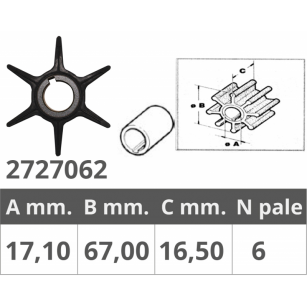 WIRNIK Johnson, Evinrude, Suzuki, 20-50 KM, 43620