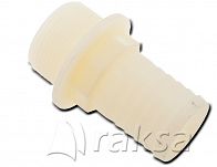 KRÓCIEC PROSTY NYLONOWY 1  1/4 NA WĄŻ 38MM 72830 - 2