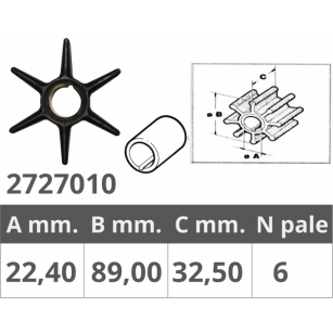 WIRNIK Honda, Mercury, Mariner, Mercruiser, 70-115 KM,  43800