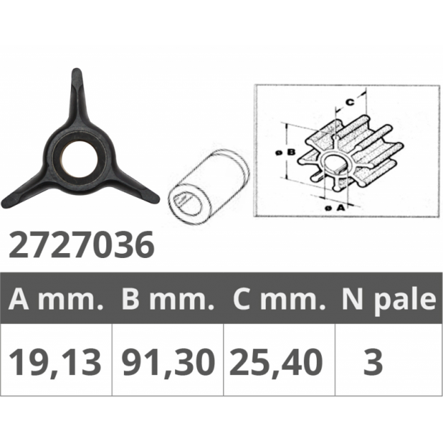 WIRNIK Johnson, Evinrude 25-75 KM,   43736