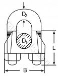 ZACISK NIERDZEWNY A 5mm 
