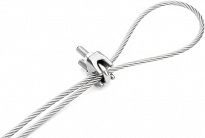 ZACISK KABŁĄKOWY NIERDZEWNY TYP A 5 mm 30810 - 7