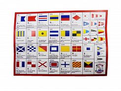 KOD FLAGOWY, SYGNAŁOWY, MKS,  30x45, 00190