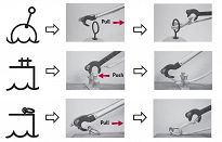 BOSAK JACHTOWY TELESKOPOWY HOOK & MOOR 320cm 24353 - 4