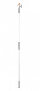 BOSAK TELESKOPOWY BIAŁO-SZARY  118-196 cm  24385