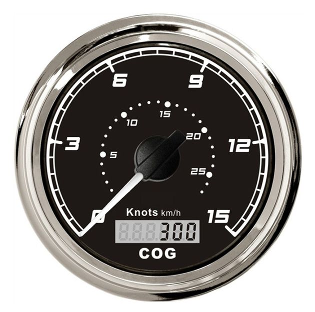 PRĘDKOŚCIOMIERZ GPS X-LINE BLACK 0-15Kts IP67 49601