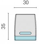 Lampa LED podstopniowa, chromowana, ELETRA-R 62736 - 2