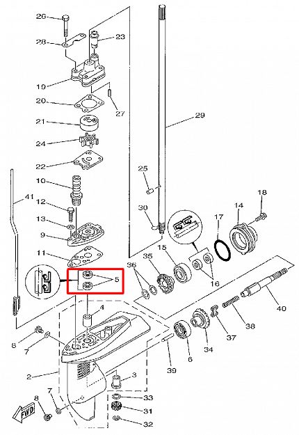 SIMMERING YAMAHA 93101-10M14  85564