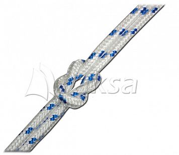 LINA POLIPROPYLENOWA Z RDZENIEM 3mm BIAŁO / NIEBIESKA 31030 