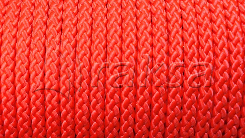 LINA POLIPROPYLENOWA  BEZ RDZENIA 10mm CZERWONA 31802