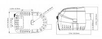 POMPA ZENZOWA AUTO.  70 L/MIN (1100 GPH)  SEAFLO 70825 - 2