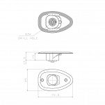 Lampa nawigacyjna LED, zestaw lamp burtowych LALIZAS - 2