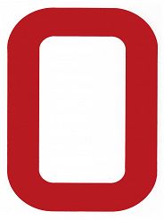 NUMER NA ŻAGIEL ''0'' CZERWONY 01720