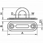UCHO OBCIĄGACZA BOMU 21x60mm  10805 - 3