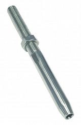 KOŃCÓWKA GWINTOWANA M8 LEWA na linę 4 mm 14371