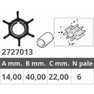 WIRNIK Mercury, Mariner, Yamaha, 8-15 KM, 43040