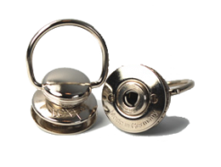 ZAPINKA LOXX GŁÓWKA Z UCHEM- MOSIĄDZ NIKLOWANY  00958