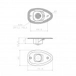 Lampa nawigacyjna LED, zestaw lamp burtowych LALIZAS - 3