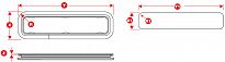 OKNO/LUK LEWMAR OTWIERANE CZARNE 176 x 323MM 08912 - 4