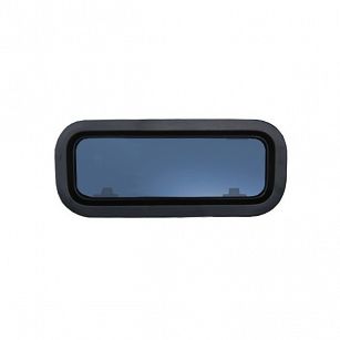 OKNO/LUK LEWMAR OTWIERANE CZARNE 176 x 323MM 08912