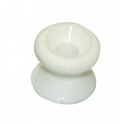 Zaczep do mocowania liny, plandeki, siatki ( biały) - 00921