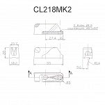 KNAGA ZACISKOWA CL 218 3/6 11810 - 5