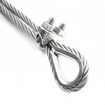 ZACISK KABŁĄKOWY NIERDZEWNY TYP A 8 mm 30830 - 6